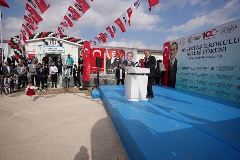 Gaziantep Oğuzeli Beşiktaş İlkokulunun açılışı yapıldı