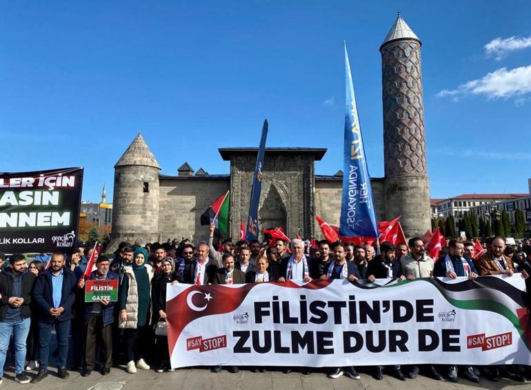 AK Parti Osmaniye Gençlik Kollarından Filistin’e destek yürüyüşü