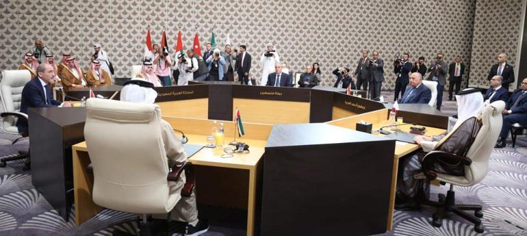 Altı ülkenin Dışişleri Bakanı, Ammanda bir araya geldi