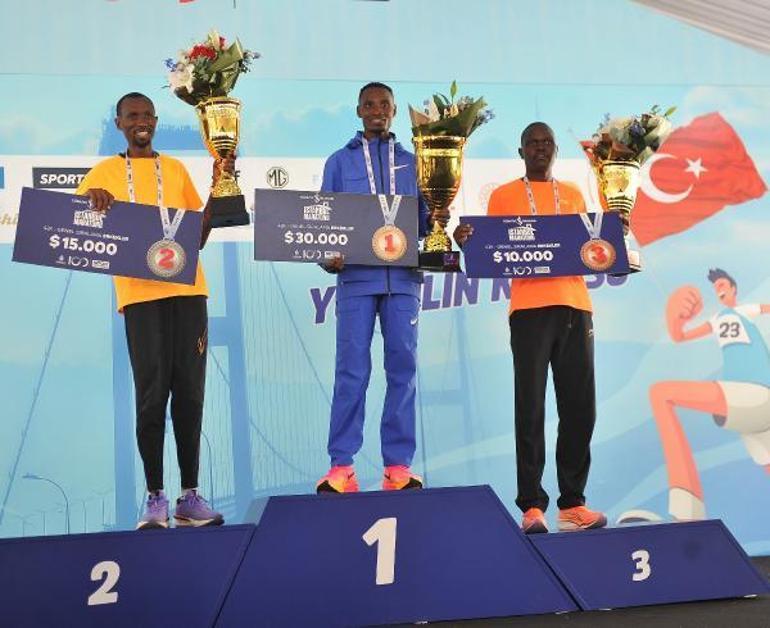 İstanbul Maratonuna Kenyalı atletler damga vurdu