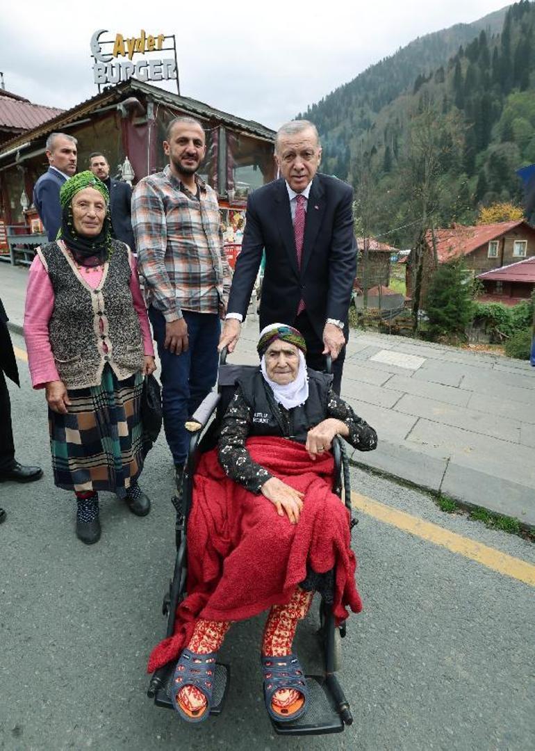 Cumhurbaşkanı Erdoğan, Ayder Yaylası’nda