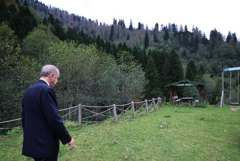 Cumhurbaşkanı Erdoğan, Ayder Yaylası’nda