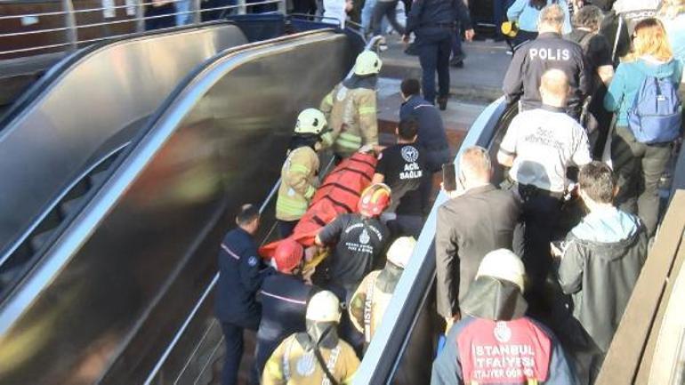 4. Levent metro istasyonunda intihar girişimi: Seferler iptal oldu, ulaşım kilitlendi