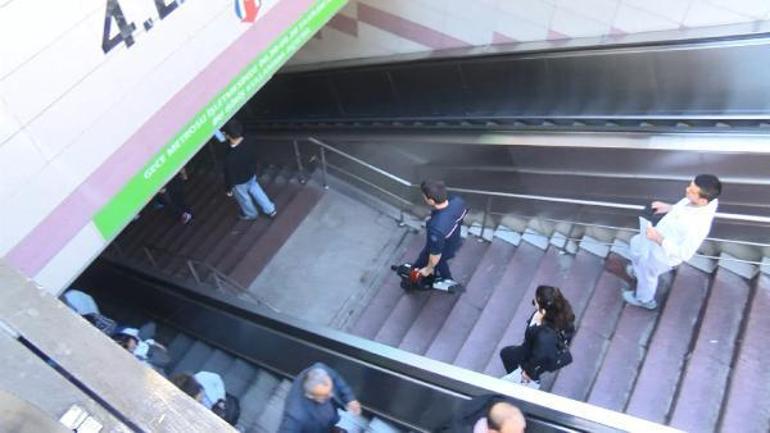 4. Levent metro istasyonunda intihar girişimi: Seferler iptal oldu, ulaşım kilitlendi