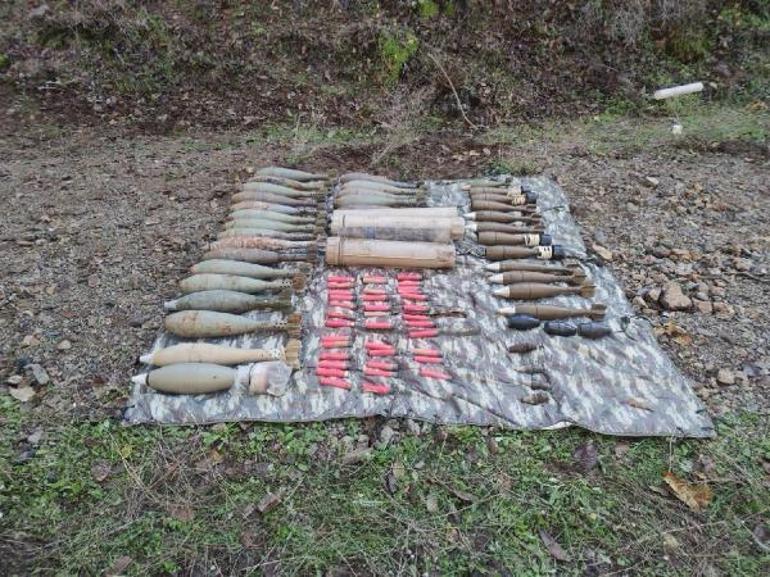 MSB: Teröristlerin kullandığı sığınak ile mühimmatlar imha edildi