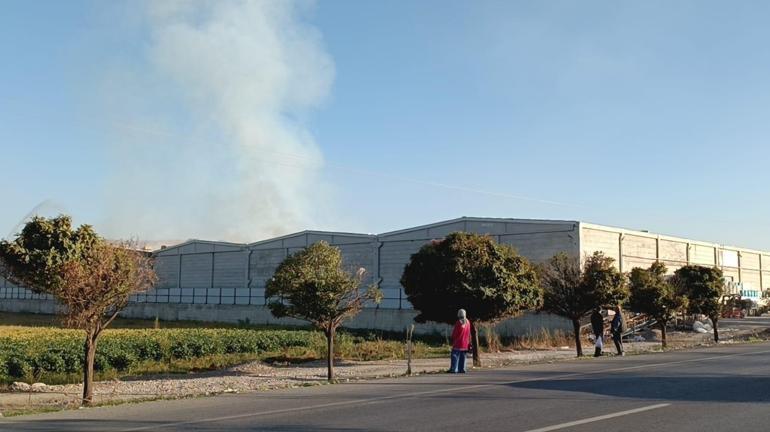 Kahramanmaraşta fabrika yangını kontrol altına alındı