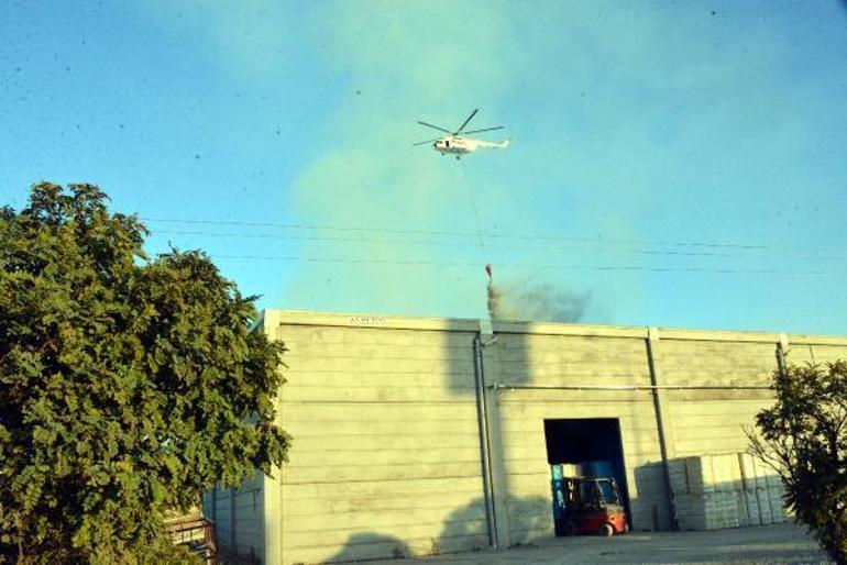 Kahramanmaraşta fabrika yangını kontrol altına alındı