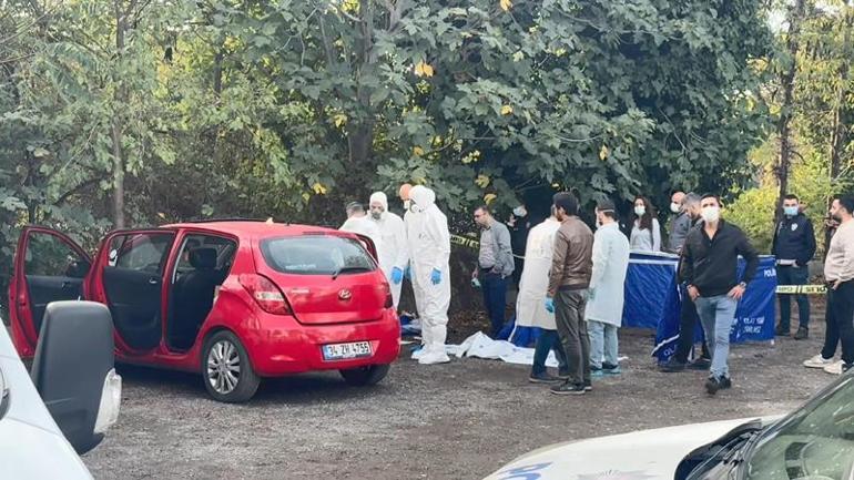 Ataşehirde otoparktaki otomobilin içinde ceset bulundu