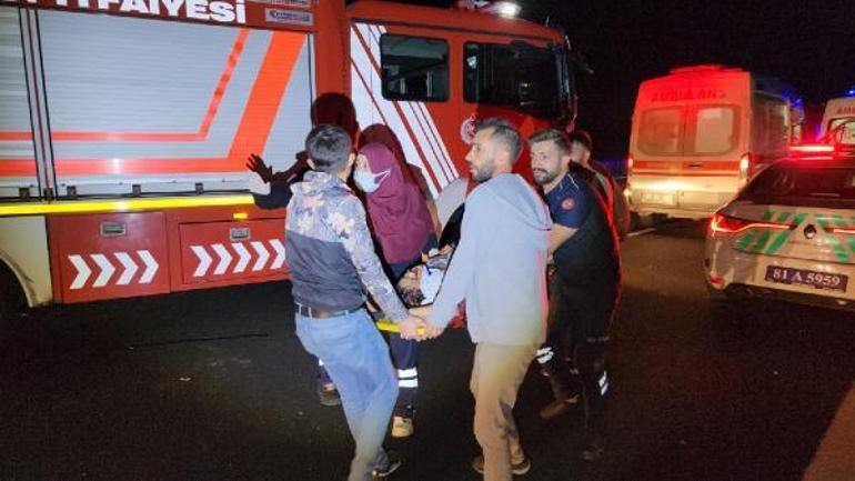 Anadolu Otoyolunda zincirleme kaza: 1 ölü, 7 yaralı