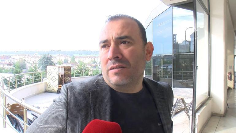 Küçükçekmecede fırtına camı çerçevi indirdi, çalışanı böyle savurdu