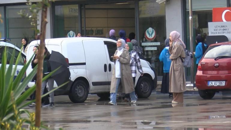 Güngörende okulda yangın