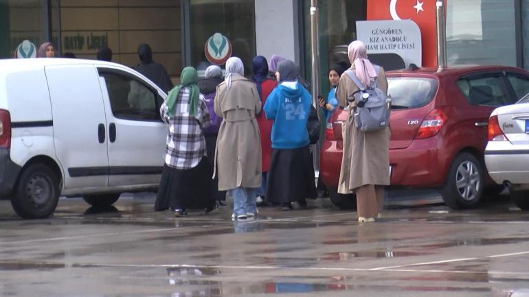 Güngörende okulda yangın