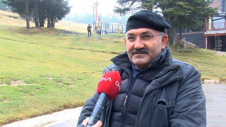 Uludağa mevsimin ilk karı yağdı