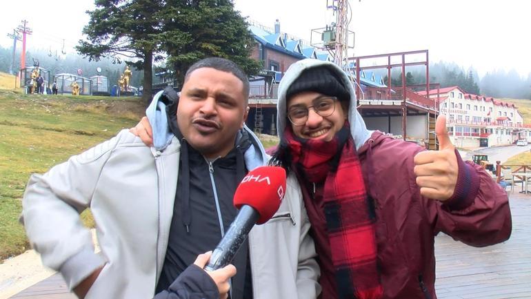 Uludağa mevsimin ilk karı yağdı