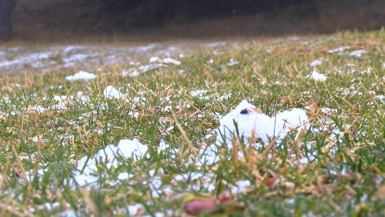 Uludağa mevsimin ilk karı yağdı