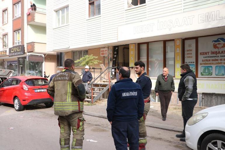 Ankarada doğal gaz patlaması: 1 yaralı