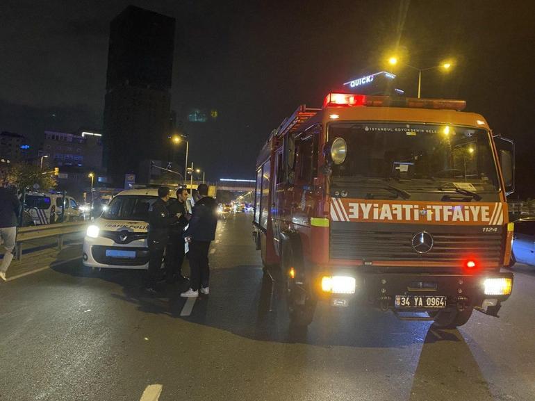 Takla atan otomobil motosikletin üzerine devrildi; olay yerinden kaçan sürücü yerine başka birini gönderdi: 1 yaralı