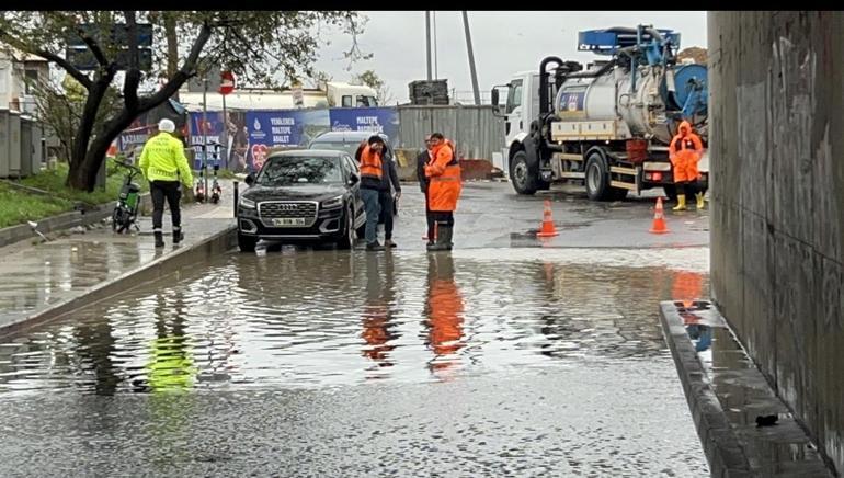 Maltepede alt geçidi su bastı