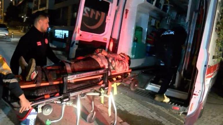 Maltepede arkadaşını ziyarete geldi; 7 metrelik inşaat temeline düştü