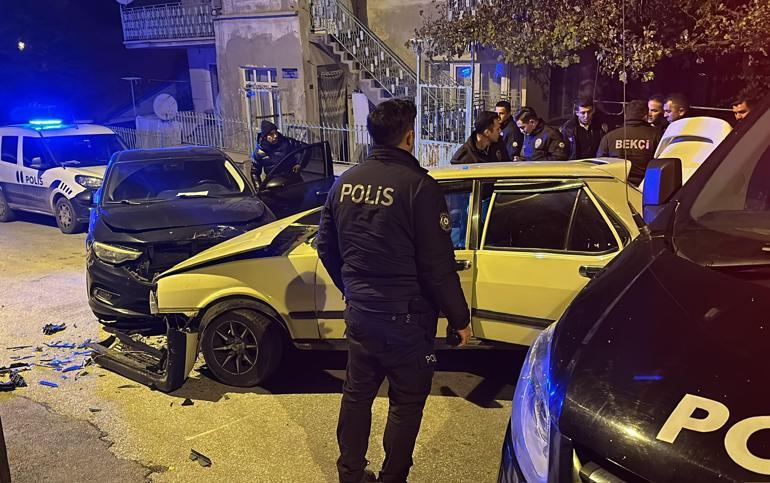 Takip sırasında otomobiliyle polis aracına çarpan ehliyetsiz sürücüye 41 bin lira ceza