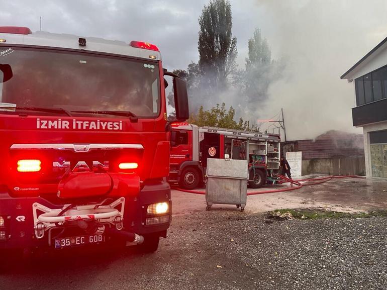 İzmirde restoran yangını