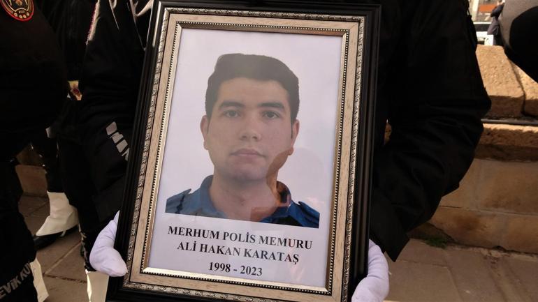 Kazada ölen polis, memleketinde son yolculuğuna uğurlandı
