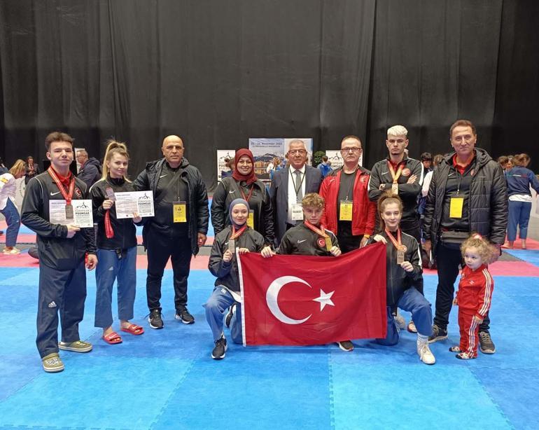 Milli Taekwondocu Muhammed Çağrı Gülen, altın madalya kazandı