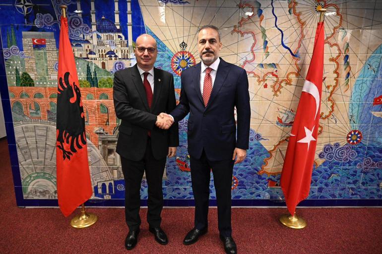 Bakan Fidan, Estonya ve Arnavutluk Dışişleri Bakanlarıyla görüştü