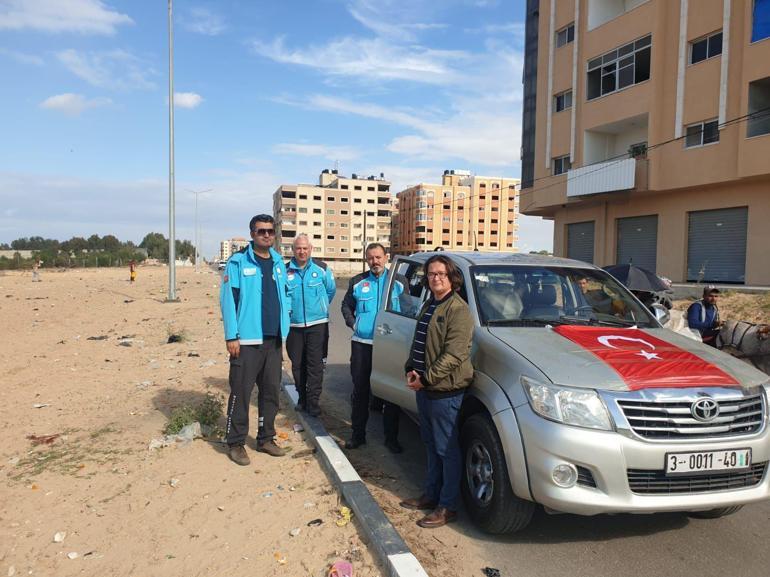 Sahra Hastanesi için gönderilen teknik heyet, Gazzeye ulaştı