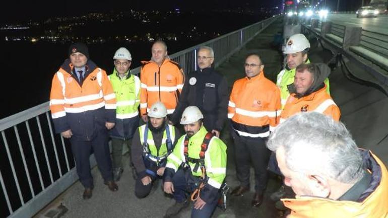 Ulaştırma Bakanı Uraloğlu bakım çalışması yapılan FSMde inceleme yaptı