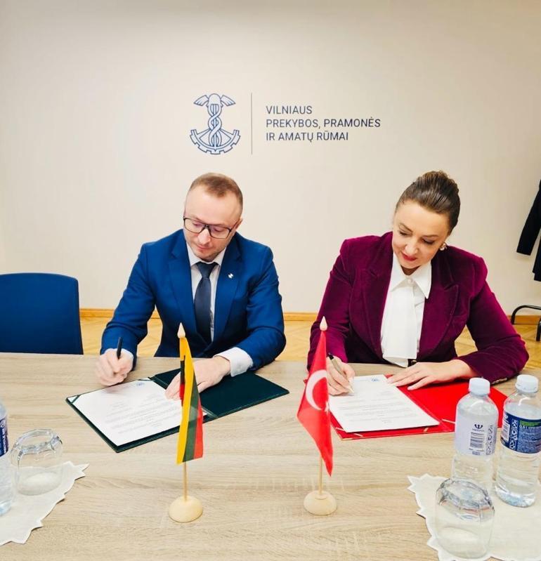 ULUSKON, Litvanya’da Vilnius Ticaret Odası ile iş birliği protokolü imzaladı
