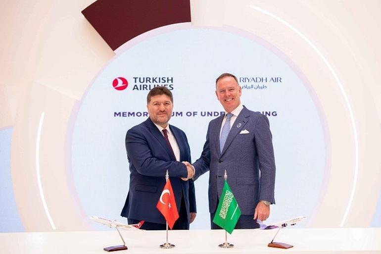 THY ile Riyadh Air arasında iş birliği anlaşması