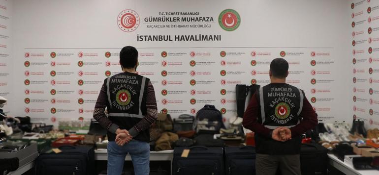İstanbul Havalimanında 3 milyon 590 bin lira değerinde kaçak eşya yakalandı