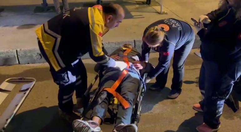 Kadıköyde motosiklet kazası: Metrelerce sürüklendi