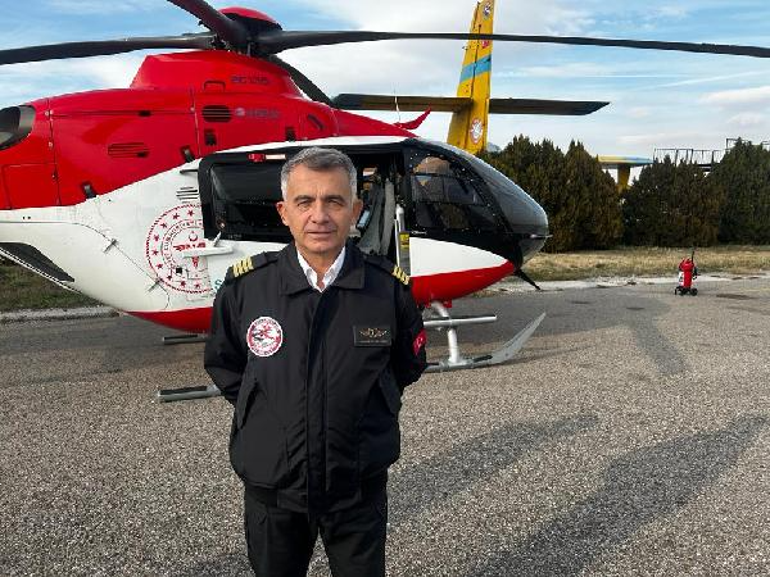 Helikopter ambulanslarla 11 ayda 2 bin 552 hasta sevki