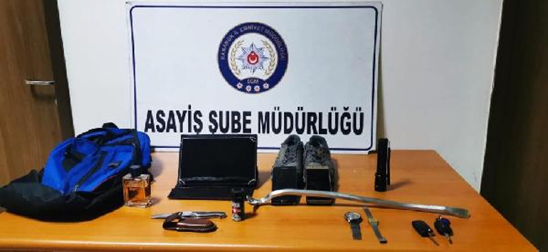 10 günde 6 evden hırsızlık yapan uyuşturucu hükümlüsü yakalandı