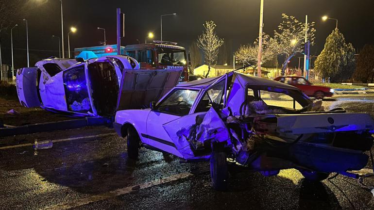 Otoparktan çaldığı otomobille kaza yapan sürücü yakalandı