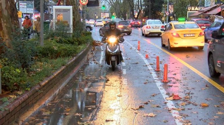 Bağdat Caddesindeki bisiklet yolu tehlike saçıyor