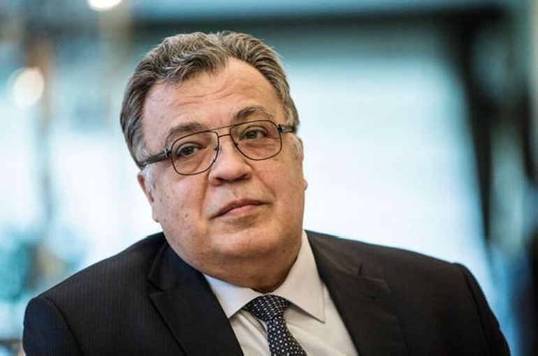 Rus Büyükelçi Karlov, ölüm yıl dönümünde Ankarada anıldı
