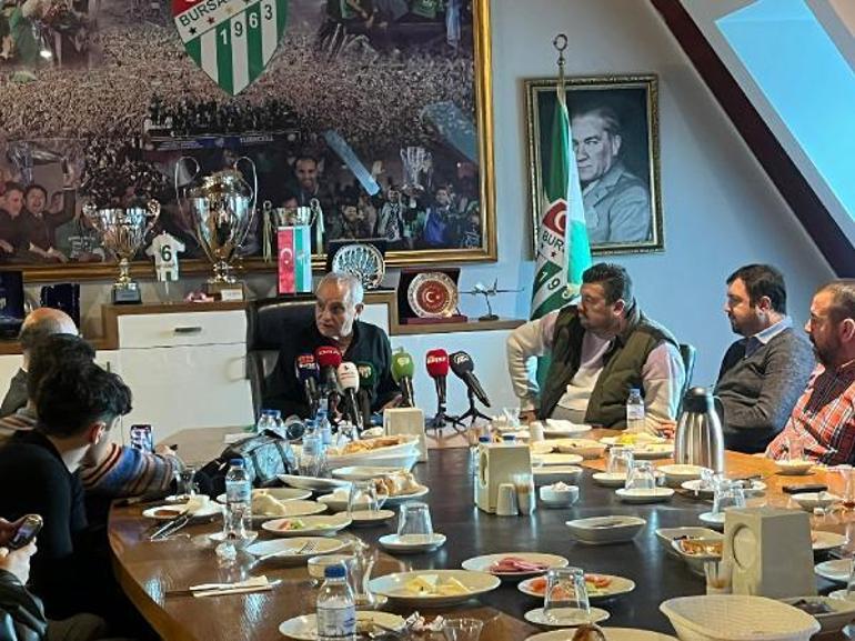 Bursaspor Başkanı Günay: Kavgadaki hırsı, keşke sahada gösterseydiniz