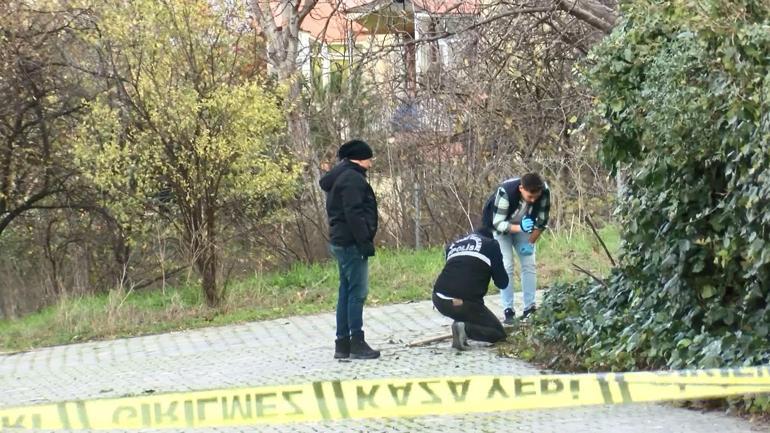 Büyükçekmecede bir binanın önünde el bombası bulundu