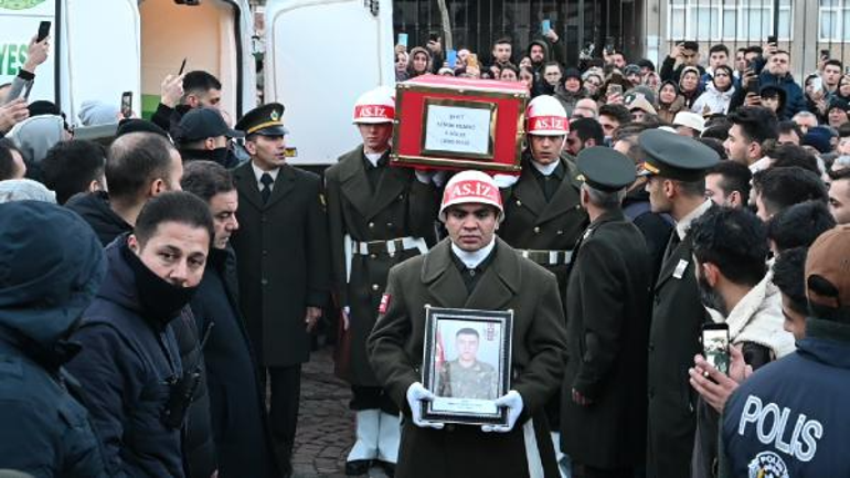 Şehit Sözleşmeli Er Yılmaz, Kırıkkalede son yolculuğuna uğurlandı