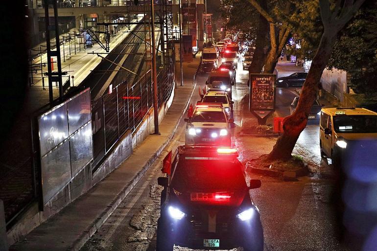 İstanbulda şehitlerimiz ve Filistin için yola çık konvoyu düzenlendi