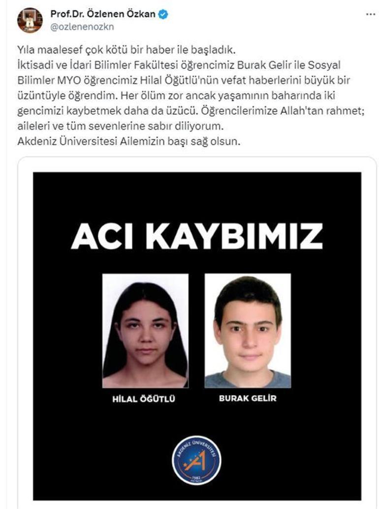 Falezlerden düşen 2 üniversiteli hayatını kaybetti