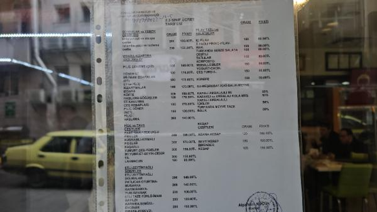 Zonguldakta fiyat listesi denetimi