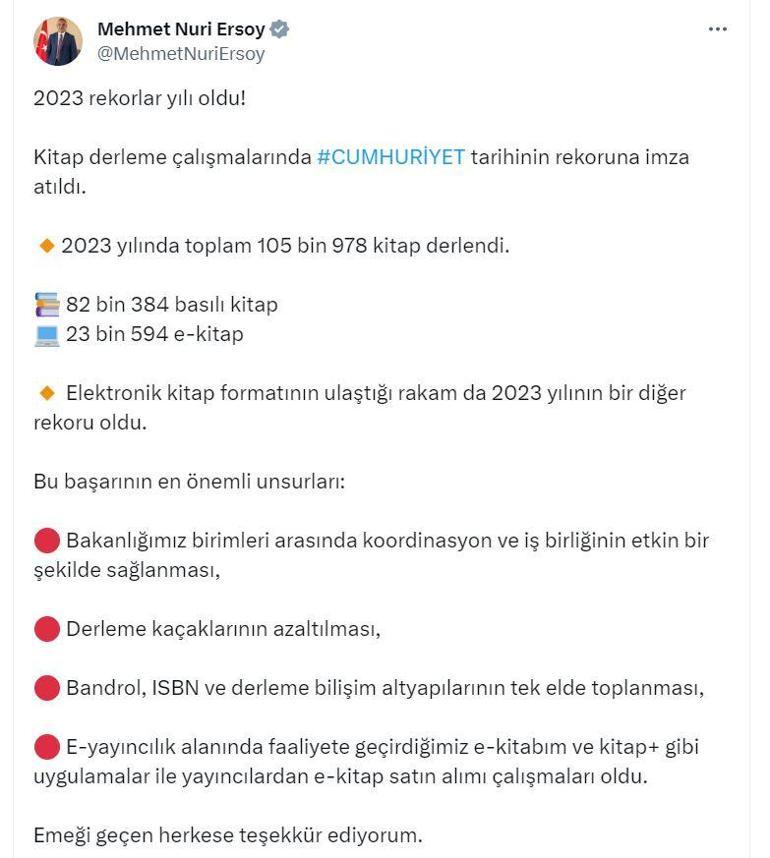 Kitap derleme çalışmalarında Cumhuriyet tarihi rekoru kırıldı