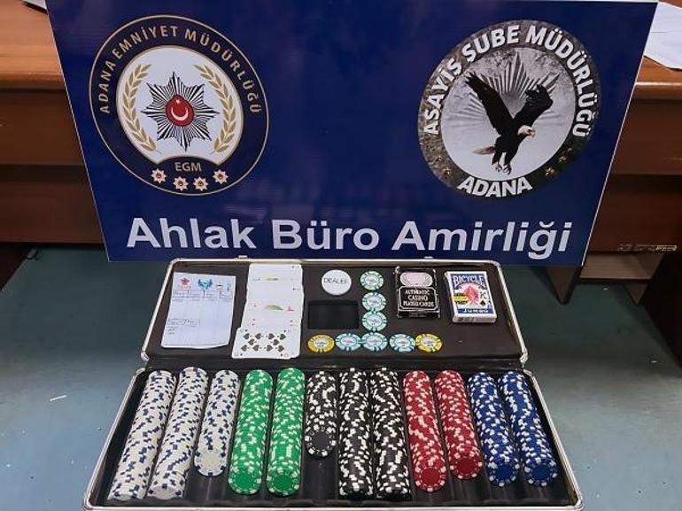 Adanada kumar oynarken yakalananlara 3 milyon 337 bin TL ceza