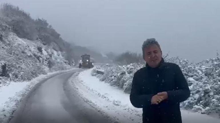 Türkiyenin tek ada ilçesi Marmarada fırtına ve kar; adaya 2 gün ulaşım sağlanamadı