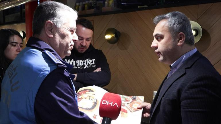 İstiklal Caddesinde bulunan kafe ve restoranlara menü denetimi