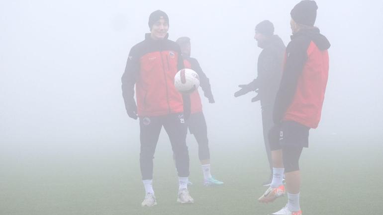 Mardinspor, ikinci devre hazırlığını yoğun sis altındaki idmanla sürdürdü